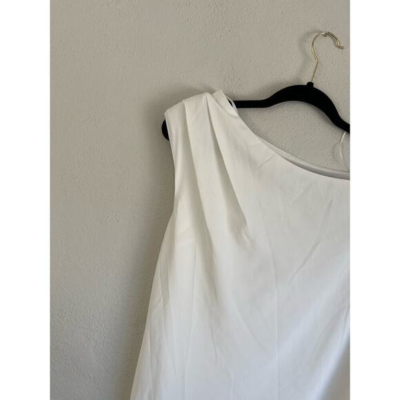 Anthropologie Endless Rose Women's Shoulder Pintucked Asymmetrical Mini … - Picture 6 of 10